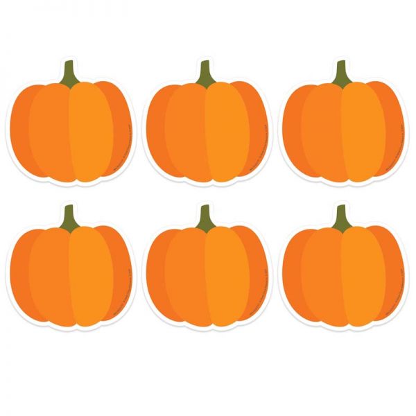 Eureka® A Teachable Town Pumpkins Paper Cut-Outs, 36 Per Pack, 6 Packs