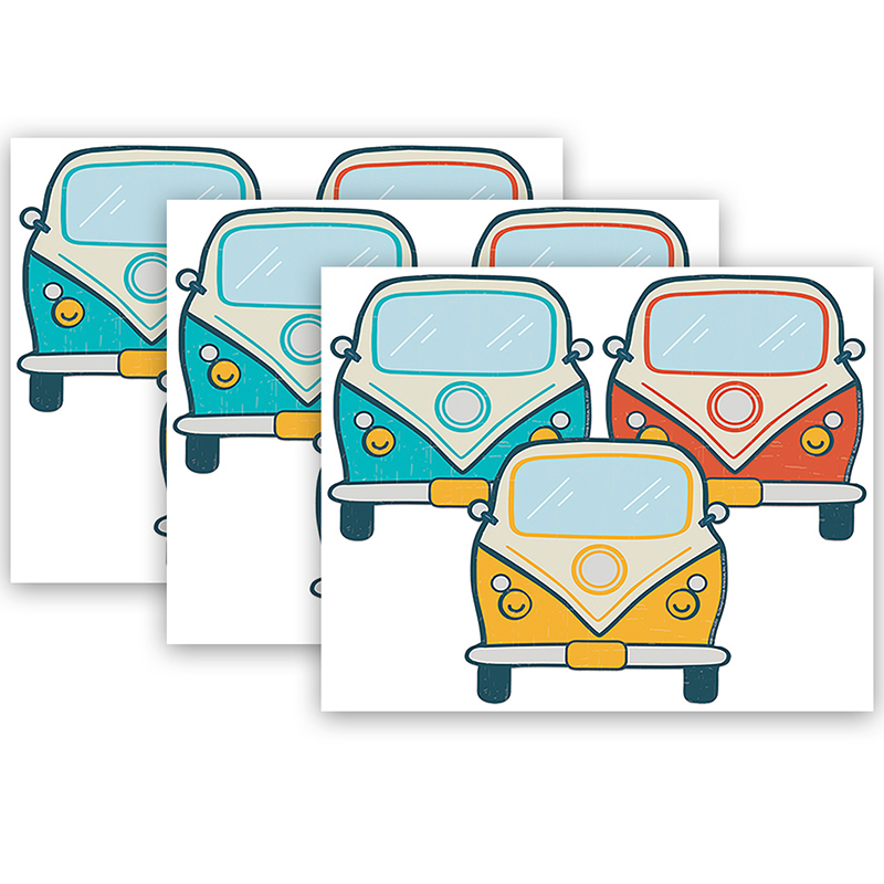 EUREKA Adventurer Paper Cut-Outs, 36 Per Pack, 3 Packs