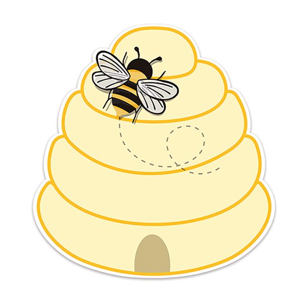EUREKA The Hive Beehive Paper Cut-Outs, Pack of 36