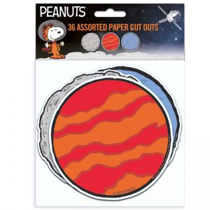 Eureka® Peanuts® NASA Planets Paper Cut Outs, Pack of 36