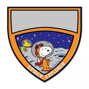 Eureka® Peanuts® NASA Badge Paper Cut Outs, Pack of 36