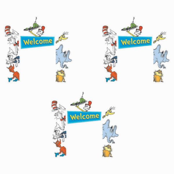 Eureka® Dr. Seuss™ Welcome Go-Arounds®, 8 Pieces Per Set, 3 Sets