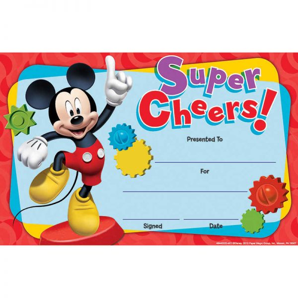 Eureka® Mickey Mouse Clubhouse® Super Cheers Recognition Awards
