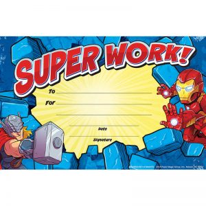 Eureka® Marvel™ Super Hero Adventure Recognition Awards