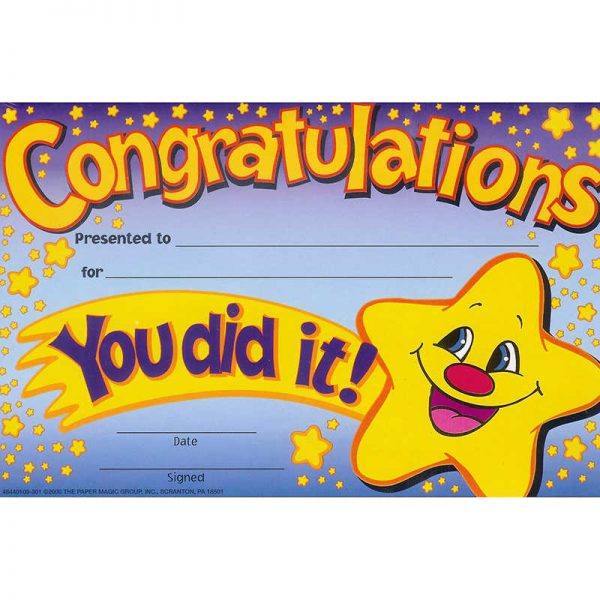 Eureka® Congratulations Recognition Awards