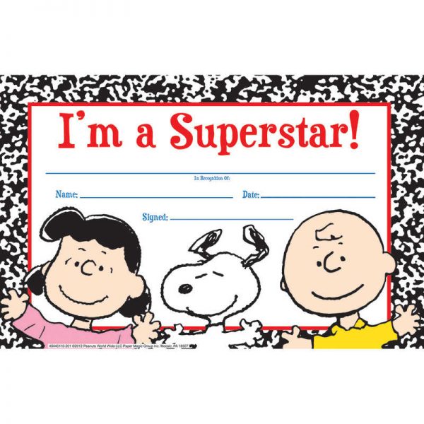 Eureka® Peanuts® Super Star Recognition Awards