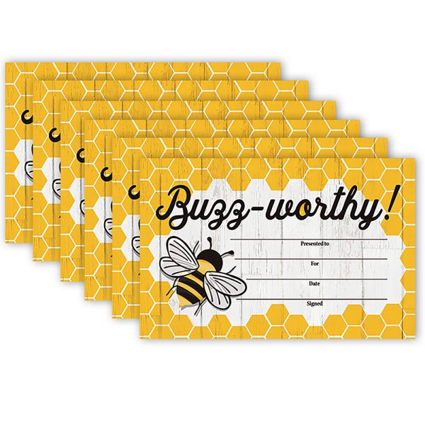 EUREKA The Hive Recognition Awards, 36 Per Pack, 6 Packs