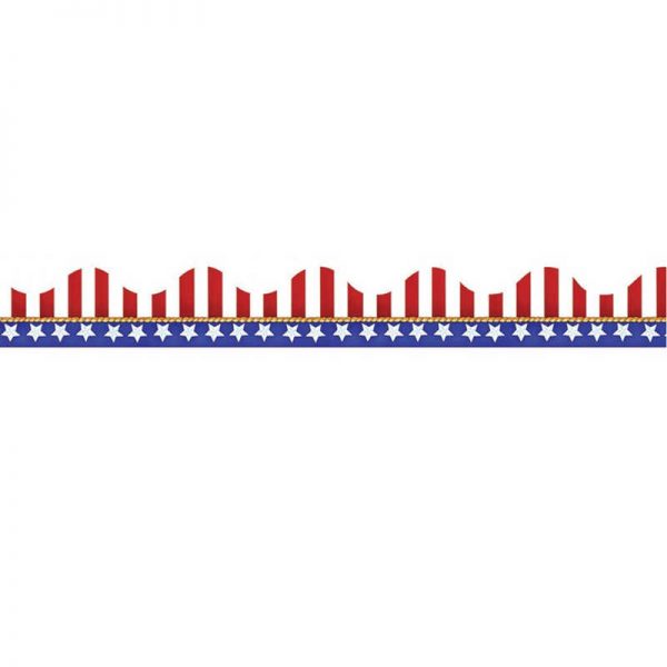 Eureka® American Flags Electoral Deco Trim®, 37 Feet