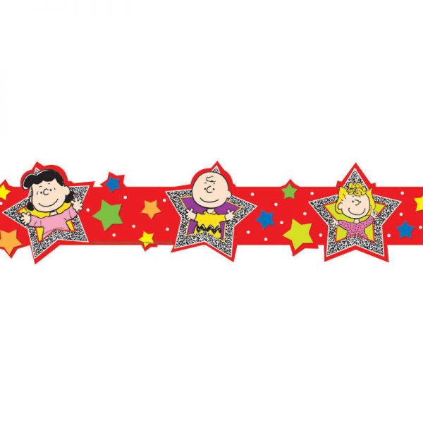 Eureka® Peanuts Super Star Extra Wide Deco Trim, 37 Feet