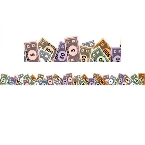 Eureka® Monopoly™ Money Extra Wide Die Cut Deco Trim