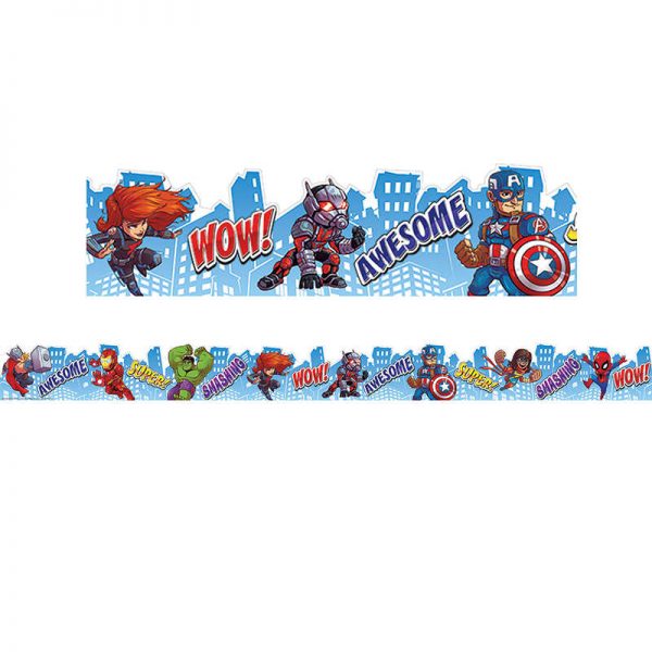 Eureka® Marvel™ City Scape Deco Trim® Extra Wide Die Cut