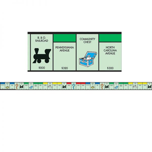 Eureka® Monopoly™ Properties Deco Trim