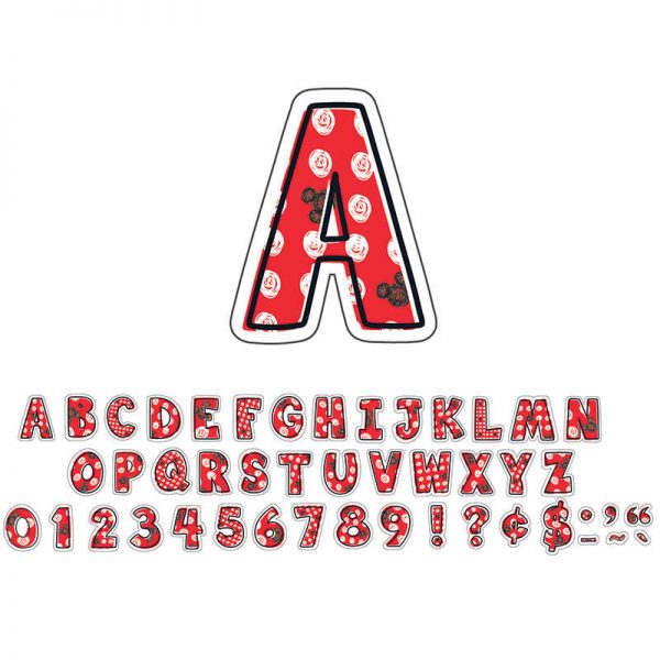 Eureka® Mickey Color Pop! 4" Deco Letters, Pack of 177