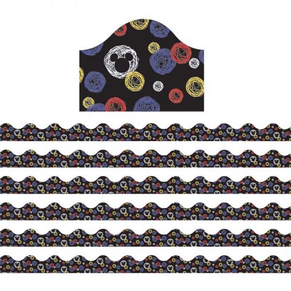 Eureka® Mickey® Color Pop! Primary Colors Deco Trim®, 37 Feet Per Pack, 6 Packs