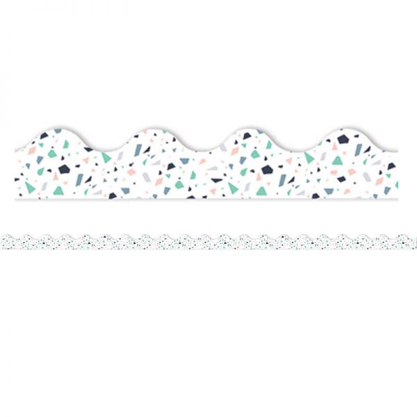 Eureka® Simply Sassy - White Terrazzo Deco Trim