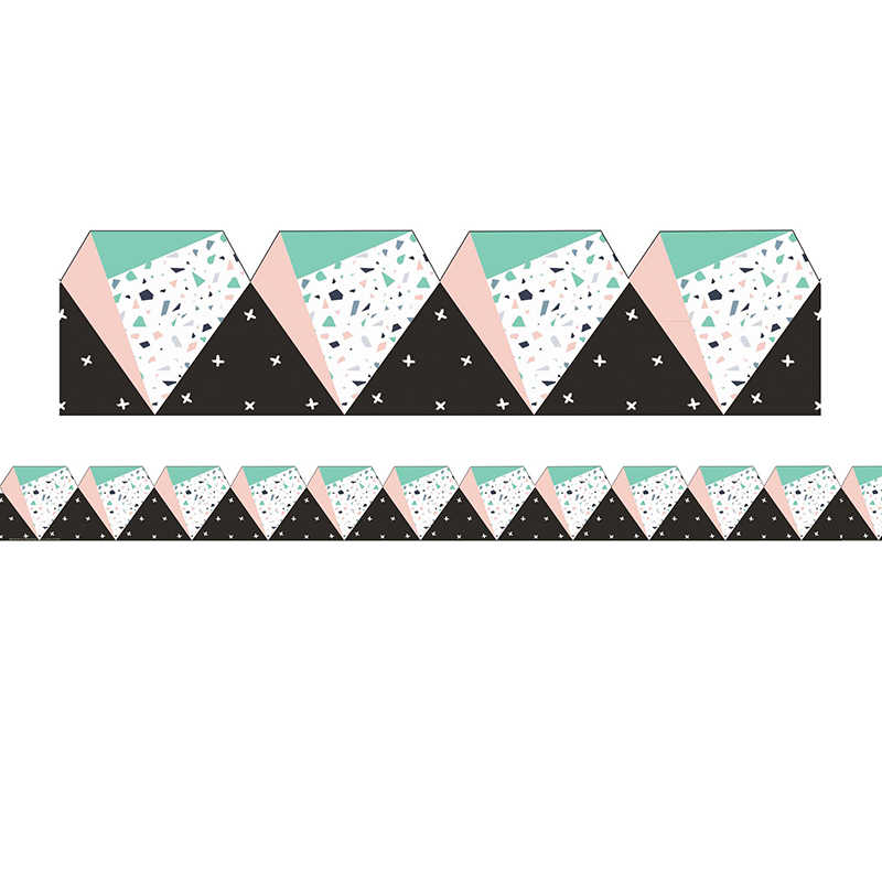 TeachersParadise - EurekaÂ® Simply Sassy Diamonds Deco TrimÂ® Extra Wide