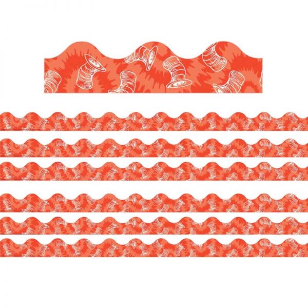 Eureka® Cat's Hat Tie-Dye Deco Trim®, 37 Feet Per Pack, 6 Packs