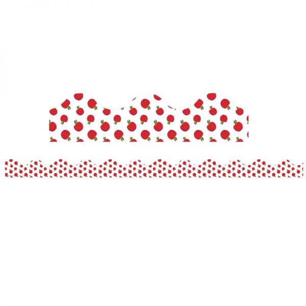 Eureka® A Teachable Town Apples Deco Trim, 37 Feet