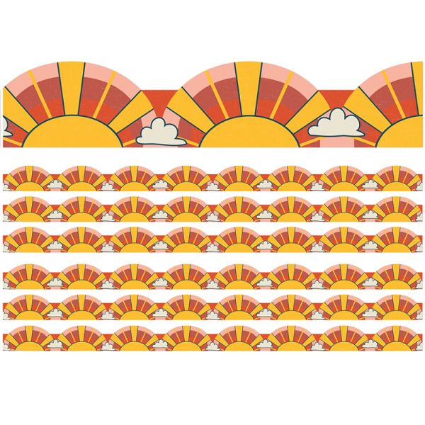 EUREKA Adventurer Sunrise Deco Trim®, 37 Feet Per Pack, 6 Packs