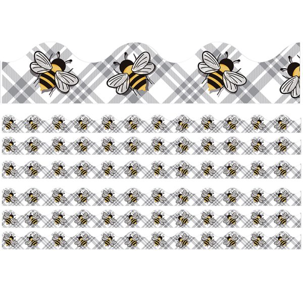 EUREKA The Hive Bees Deco Trim®, 37 Feet Per Pack, 6 Packs
