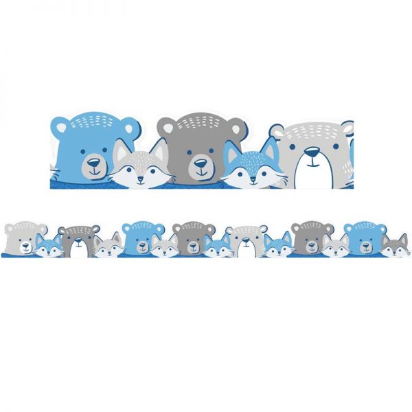 Eureka® A Close-Knit Class Character Die-Cut Deco Trim Extra Wide, 37 Feet