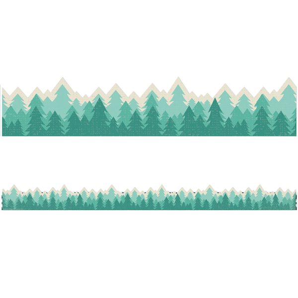 EUREKA Adventurer Trees Extra Wide Deco Trim®, 37 Feet