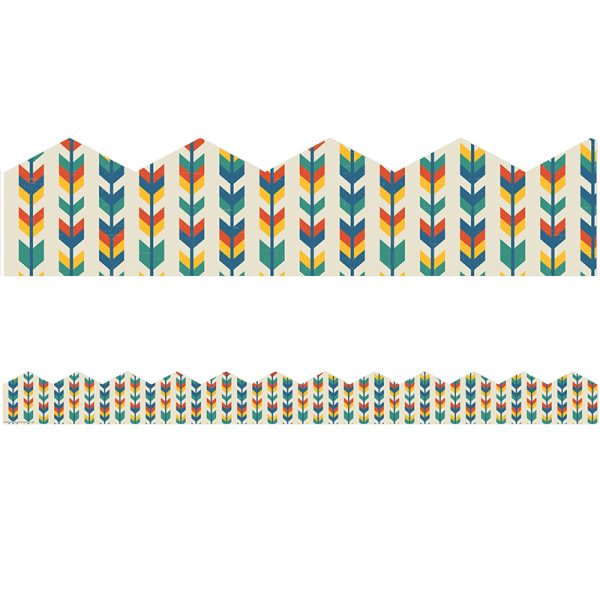 EUREKA Adventurer Arrows Extra Wide Deco Trim®, 37 Feet