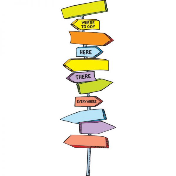 Eureka® Dr. Seuss™ Blank Directional Signs Mini Bulletin Board Set