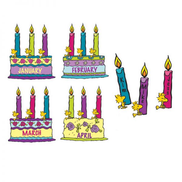 Eureka® Peanuts® Birthday Bulletin Board Set