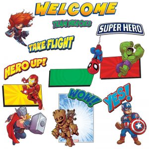 Eureka® Marvel™ Super Hero Adventure - Welcome Bulletin Board Sets
