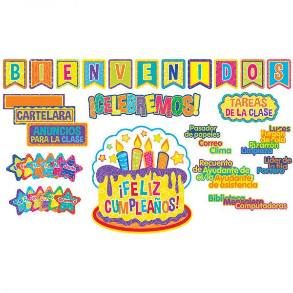 Eureka® CMW Spanish Welcome/Class Organization Bulletin Board Sets