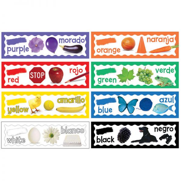 Eureka® Colors Mini Bulletin Board Set, English-Spanish