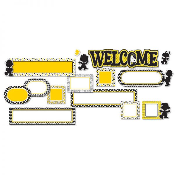 Eureka® Peanuts® Touch of Class Welcome SetMini Bulletin Board Set