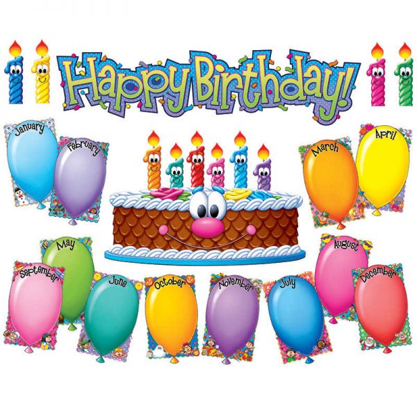 Eureka® Birthday Mini Bulletin Board Set