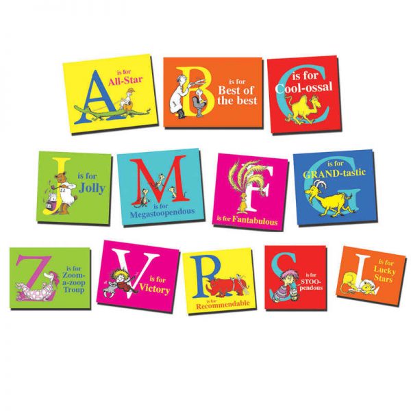 Eureka® Dr. Seuss™ Encouraging and Positive ABC Mini Bulletin Board Set