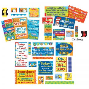 Eureka® Dr. Seuss™ 35 Quotes Bulletin Board Set