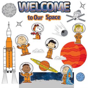 Eureka® Peanuts® NASA Welcome Mini Bulletin Board Set