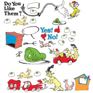 Eureka® Dr. Seuss™ - Green Eggs and Ham Bulletin Board Set