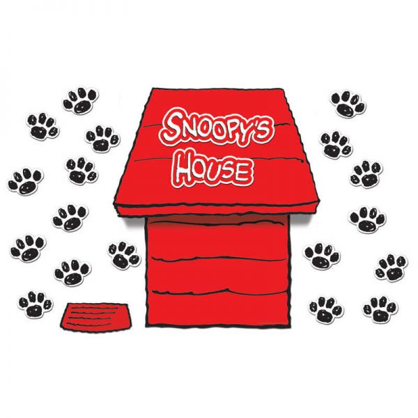 Eureka® Giant Peanuts® Dimensional Dog House Bulletin Board Set