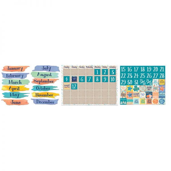 Eureka® Confetti Splash Calendar Bulletin Board Set