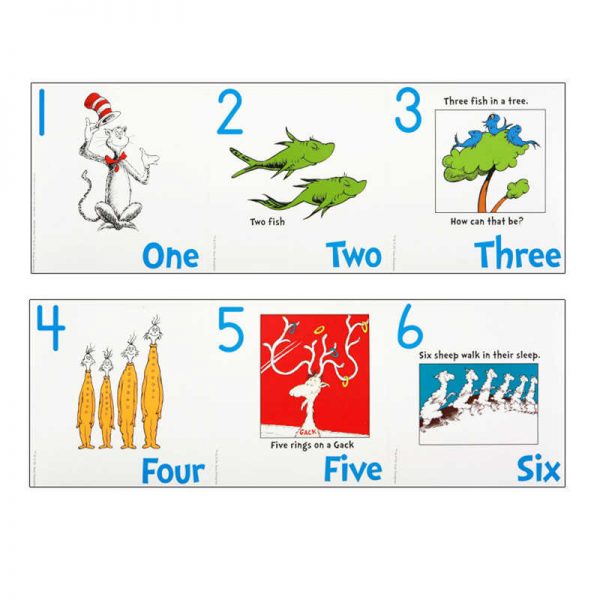 Eureka® Dr. Seuss™ Numbers 1-20 Bulletin Board Set
