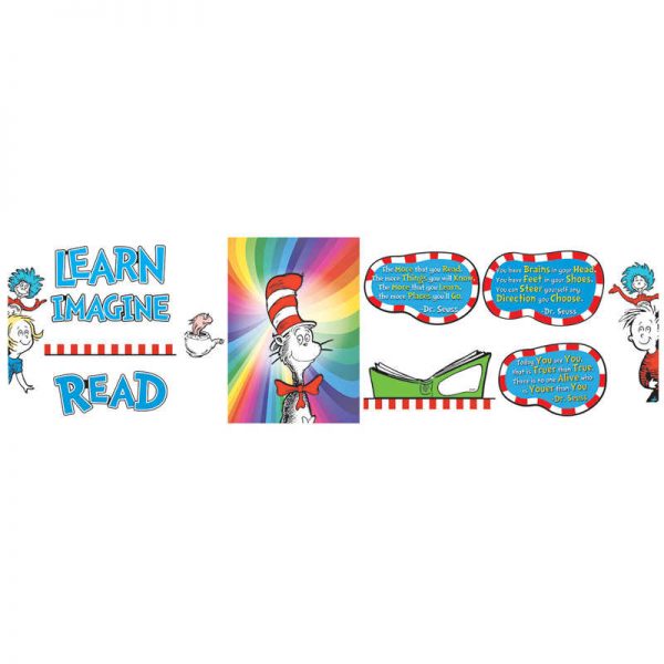 Eureka® Dr. Seuss™ Dimensional Motivational Bulletin Board Set