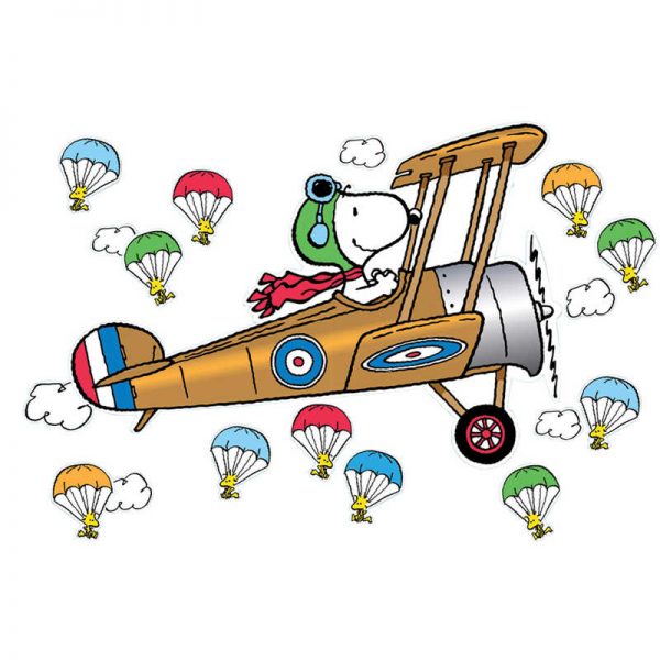 Eureka® Peanuts® Giant Flying Ace Snoopy Bulletin Board Set