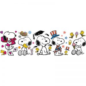 Eureka® Spring/Summer "Snoopy Pose" Bulletin Board Set
