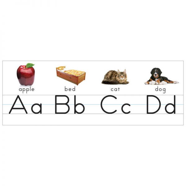 Eureka® Manuscript ABC's with photos Alphabet Set