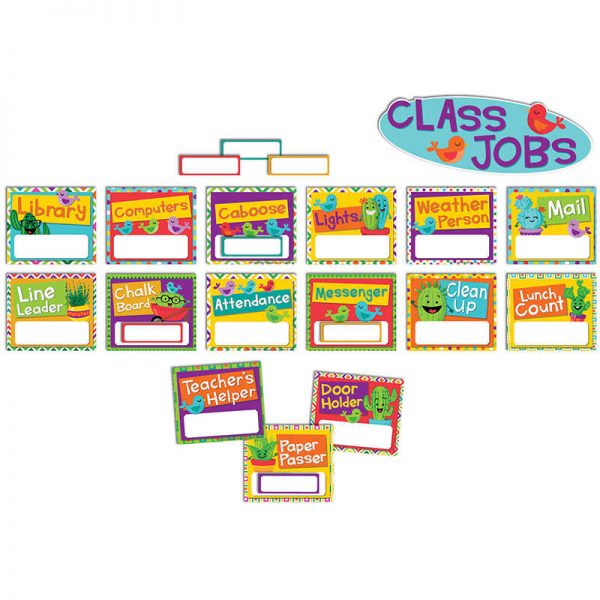 Eureka® A Sharp Bunch Job Chart Mini Bulletin Board Set