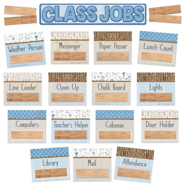 Eureka® A Close-Knit Class Class Jobs Mini Bulletin Board Set