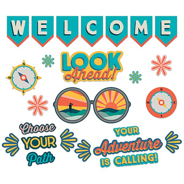 EUREKA Adventurer Look Ahead Welcome Bulletin Board Set