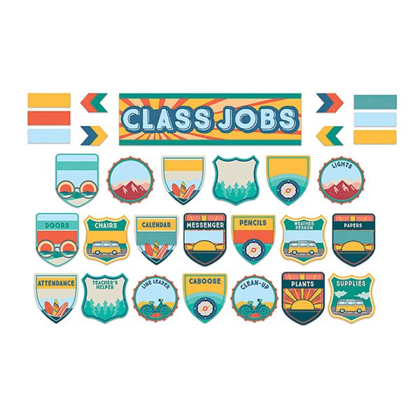 EUREKA Adventurer Class Jobs Mini Bulletin Board Set