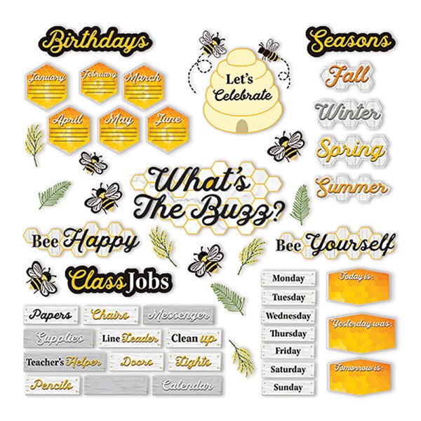 EUREKA The Hive Classroom Organization Bulletin Board Set